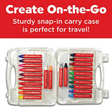 Faber-Castell Beeswax Crayons in Durable Storage Case, 24 Vibrant Colors Faber-Castell