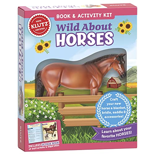 KLUTZ Wild About Horses Craft & Activity Kit Medium - WoodArtSupply