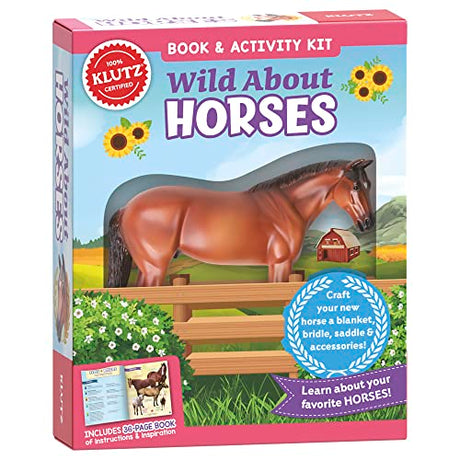 KLUTZ Wild About Horses Craft & Activity Kit Medium Klutz