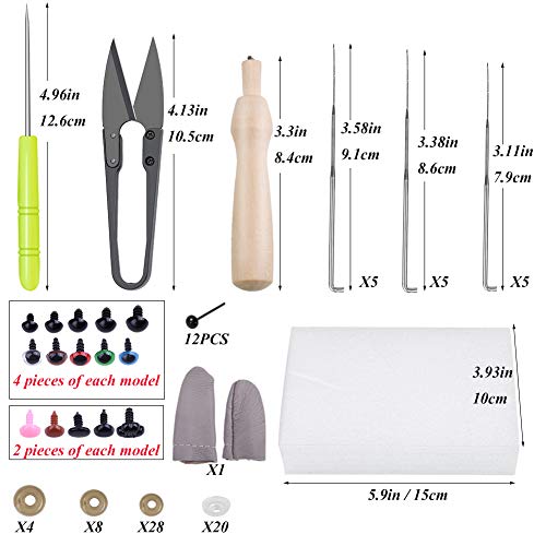 JUPEAN Felting Kit, Needle Felting Kit for Beginner, 60 Colors Wool Roving, Wool Felting Tool Kit with Felting Needles, Foam Mat, Needle Felting JUPEAN