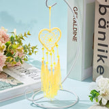 INFUNLY 6 Set DIY Small Dream Catcher Kit Rainbow Heart Dream Catchers DIY Heart Macrame Craft Kit for Hanging Decor Boho Home Charms with INFUNLY