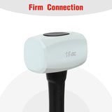 Goldblatt Rubber Mallet 16 oz. Low Recoil Rubber Hammer with Solid Head & Soft-grip Handle, Durable Double-Faced Soft Mallets, Soft Blow Tasks, No Goldblatt