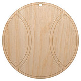 Tennis Ball Unfinished Craft Wood Holiday Christmas Tree DIY Pre-Drilled Ornament Sniggle Sloth