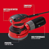 CRAFTSMAN Orbital Sander, 5 inch, 12,000 OPM, 3 Amp, Corded (CMEW231) Craftsman