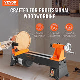 VEVOR Benchtop Wood Lathe, 10 in x 18 in, 0.5 HP 370W Power Wood Turning Lathe Machine, 5 Variable Speeds 780/1320/1920/2640/3840 RPM with Rod VEVOR