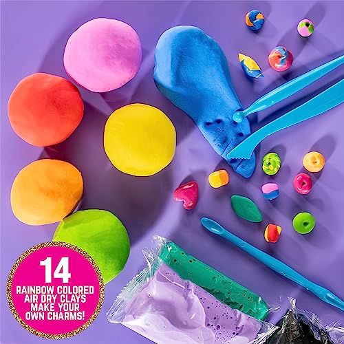  GirlZone Good Vibes DIY Jewelry Kit, Girls Jewelry Making Kit  with Beads, Girls' Jewelry Tools and Clay to Make Charms, Fun Crafts for  Girls Ages 8-12 : Toys & Games