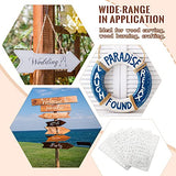 6 Pcs Mixed Letter Number Metal Stencils Plant Wood Stencils Templates Alphabet Symbol Stainless Steel Stencils for Wood Carving Drawing Engraving Lewtemi