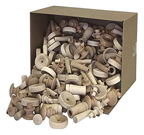 Pacon Assorted Wood Pieces and Shapes, 18 Pounds - WoodArtSupply