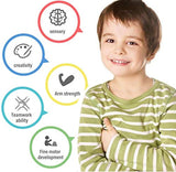 Real Kids Tool Set,22 PCS Kids Junior Tool Set with Woodworking,Construction Tool Set for Kids Pretend Play,DIY Real Tools for Boys & Girls Beginner QeeHeng