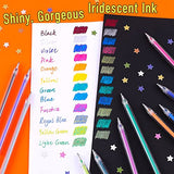 Dyvicl Drawing Sketching Pencil Set and Dual Metallic Gel Pens Dyvicl