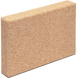 Go4Cork Cork Yoga Block - Slim | 8 x 12 x 2" | Non-Toxic, Alternative to Foam Yoga Bricks | Odorless, Soft, Non-Slip, Yoga Wedge | Yogi Gift Go4Cork
