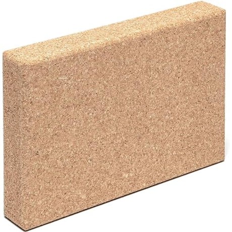 Go4Cork Cork Yoga Block - Slim | 8 x 12 x 2" | Non-Toxic, Alternative to Foam Yoga Bricks | Odorless, Soft, Non-Slip, Yoga Wedge | Yogi Gift Go4Cork
