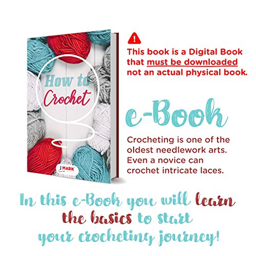 J MARK Crochet Kit for Beginners Adults -1320 Yards Crochet Set for Beginners, Crochet Starter Kit J MARK