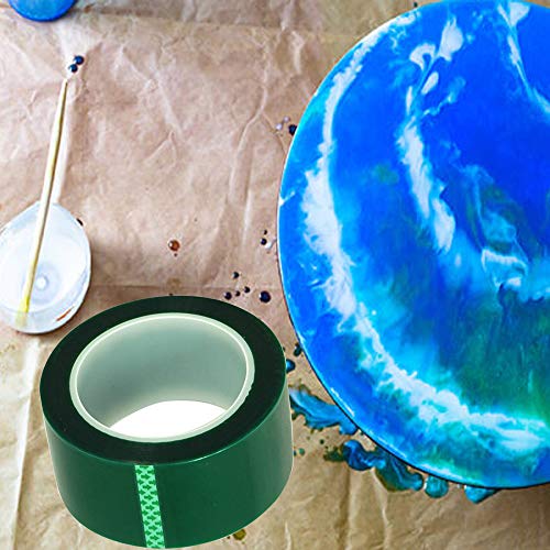 Jourbot Resin Tape for Epoxy Resin Molding,Traceless Silicone Thermal Adhesive Tape for Making River Tables Hollow Frame Bezels Epoxy Resin Craft Jourbot