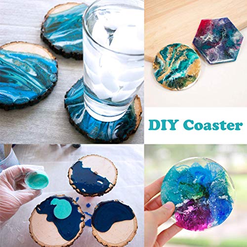 Mica Powder, 15 Colors Epoxy Resin Dye Set, SEISSO Natural Pigment Powders Dyes for Epoxy Resin/DIY Cosmetic/Soap/Paint/Nail Arts Polish/Soy Wax SEISSO