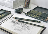 Faber-Castell 9000 Graphite Sketch Pencil Sets Art 8B - 2H set of 12 Faber-Castell