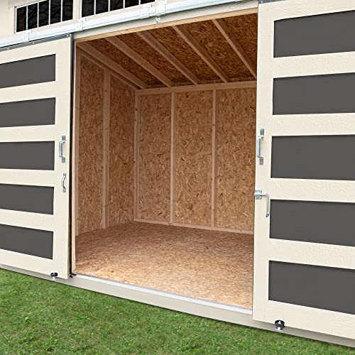 Handy Home Products Palisade 12x8 Do-it-Yourself Wooden Storage Shed with Floor Handy Home Products