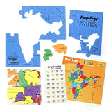 Imagimake Mapology India Map Puzzles - Geography for Kids - Learning & Educational Toys - Puzzles for Kids Ages 4-8 - Gift for 4, 5, 6, 7, 8 Year Old Imagimake