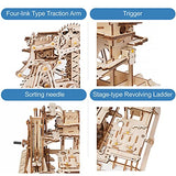 Rowood 3D Wooden Marble Run Puzzle Craft Toy, Gift for Adults & Teen Boys Girls, Age 14+, DIY Model Building Kits - Tower Coaster(Marble Climber) Rowood