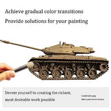 Sdanart Drybrush Set Hobby Drybrush Paint Brush,Detail Paint Brush Set,3 pcs Professional Art and Advanced Acrylic Paint Brushes for Sdanart