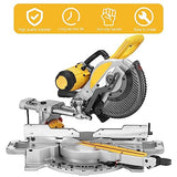 380452-00 Miter Saw Handle Clamshell Set for DeWalt DW704 & DW705 Miter Saw (Types 1-5) ，Fits 3660 3680 (Types 1-3) Miter Saw Handle Replacement folosem