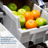 Seville Classics Heavy Duty NSF Bin Rack Solid Steel Wire Shelving Storage Unit, Patented Organizer for Garage, Warehouse, Office, Restaurant, Seville Classics