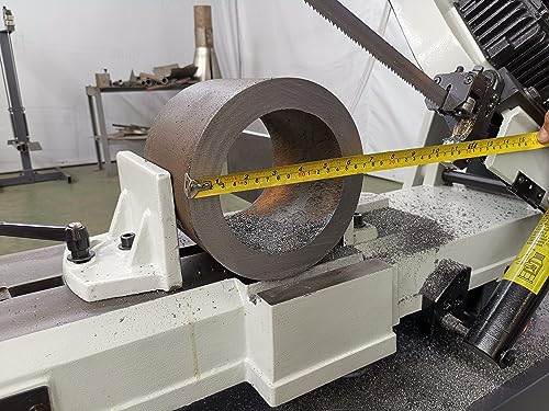 KAKA INDUSTRIAL Band Saw BS-712N, 4 step blade speeds Horizontal metal cut band saw with 1.5HP motor 115V and 230V Single phase KAKA INDUSTRIAL