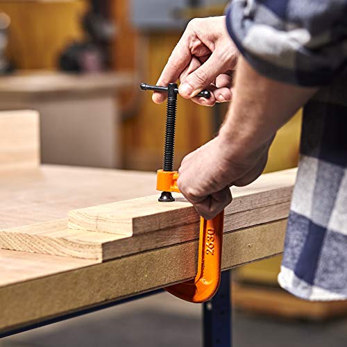 Pony Jorgensen 2630 3-Inch C-Clamp, Orange Pony Jorgensen