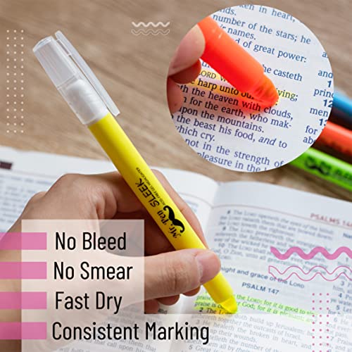 Mr. Pen- Bible Highlighters and Pens No Bleed, 8 Pack, Bible Journaling Kit, Bible Pens No Bleed Through, Gel Highlighters/Markers Bible Study Kit, Mr. Pen