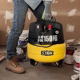 Stark 6 Gallon Pancake with 18 Gauge Brad Nailer Set Electric Oil-Less Air Compressor, 150 PSI Stark USA