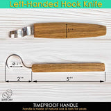 BeaverCraft Wood Carving Hook Knife SK1L for Carving Spoons Kuksa Bowls and Cups Spoon Carving Tools Basic Crooked Knife for Professional Spoon BeaverCraft
