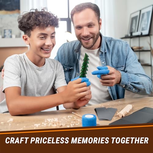 BeaverCraft BW16 pcs Basswood Carving Blocks Carving Wood Whittling Wood Bass to Carve Soft Wood Carving Kit for Beginners Block of Wood for Crafts BeaverCraft