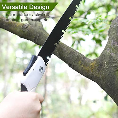 CAIDMOS Hand Saw, 12 inch Folding Hand Saw for Tree, Hand Pruning Saws with High-Manganese Steel Teeth for Smooth and Precise Cuts. Handsaws for CAIDMOS