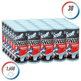 Scott Shop Towels Original (75130), Blue Shop Towels, 1 Roll/Pack, 30 Packs/Case SCOTT SHOP ORIGINAL
