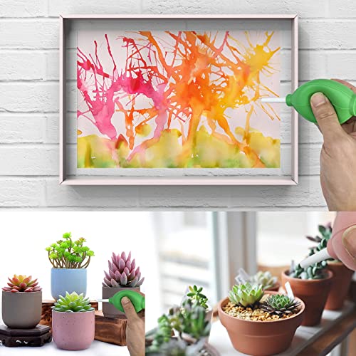 ReArt Ink Air Blower for Alcohol Ink 6 Packs, Ink Paintings Large Size Air Puffer to Manipulate Ink Movement for Card Making, Dispersing Inks, ReArt