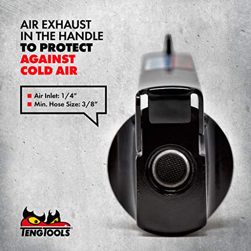 Teng Tools Straight Pneumatic Air Needle Scaler (For Removing Rust, Paint, Corrosion) - ARN12 Teng Tools