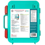 Be Smart Get Prepared First Aid Kit, Teal, 326 Piece, Exceeds OSHA and ANSI Guidelines 100 People - Office, Home, Car, School, Emergency, Survival, Be Smart Get Prepared