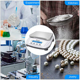 Lab Scale 5000g/0.01g High Precision Digital Scale Analytical Balance Electronic Scale for Kitchen Lab Weighing WELLiSH