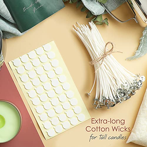 Hearth & Harbor DIY Making Supply Kit Natural Soy Cotton Wicks, Centering Tools, Candle Wax Flakes and More, Multi, 5 lbs - WoodArtSupply