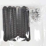 Multi Angle Measuring Ruler, 12-Sides Ruler Hole Locator Aluminum Alloy Universal Multi Angle Measuring Ruler Protractors, Adjustable Floor Tile Zeromall