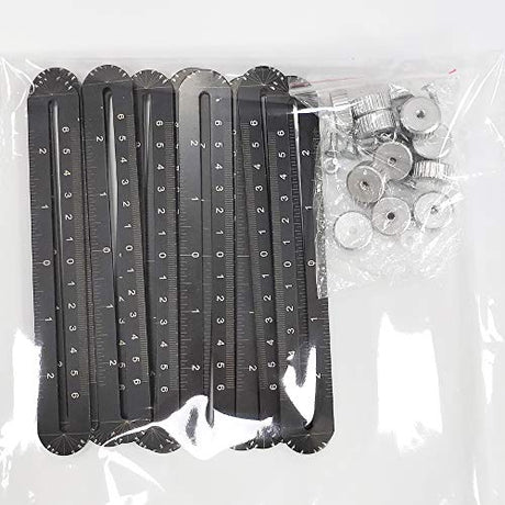 Multi Angle Measuring Ruler, 12-Sides Ruler Hole Locator Aluminum Alloy Universal Multi Angle Measuring Ruler Protractors, Adjustable Floor Tile Zeromall
