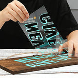 25 Pieces 4 mil Blank Stencil Material Mylar Template Sheets for Stencils, 12 x 12 inches AOOIIN