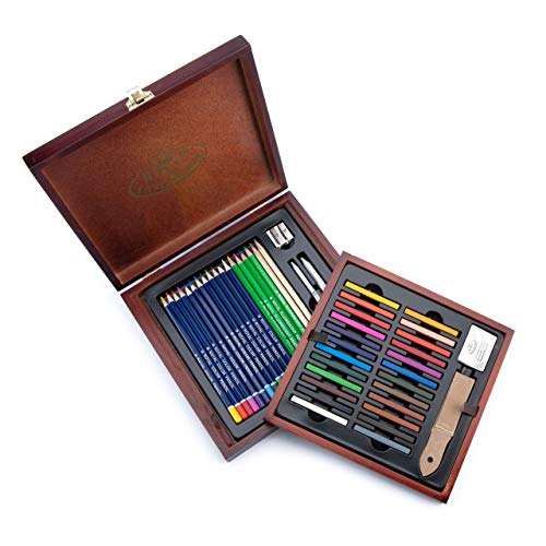 Royal & Langnickel Premier Drawing Pencil Art Set,49-Piece - WoodArtSupply