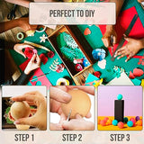 Rustic Woodcraft Supplies - 10 Hollow Wooden Spheres, 2.4 Inch - Unfinished Wood Decor - Wood Spheres for Custom Creations and DIY Projects AEVVV