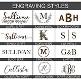 Cheese Board, Personalized Wood Marble Cutting Board, Initial Marble Cheese Board Charcuterie Boards, Engagement Gifts for Couples (Rectangular Wood The Paisley Box