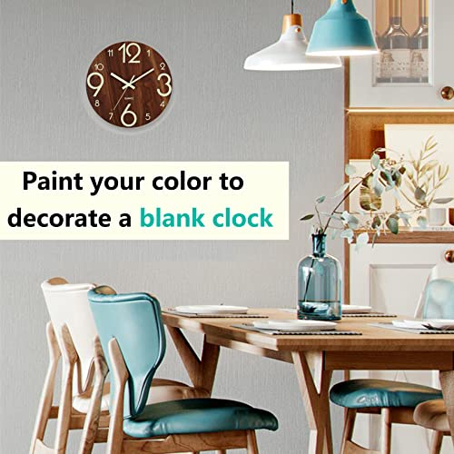 HILELIFE Wood Rounds for Crafts 10 Inch - 5 Pack Wood Round, Unfinished Wood Circles for Crafts, Round Wooden Discs, Circle Wood Sign Blank HILELIFE