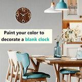 HILELIFE Wood Rounds for Crafts 10 Inch - 5 Pack Wood Round, Unfinished Wood Circles for Crafts, Round Wooden Discs, Circle Wood Sign Blank HILELIFE