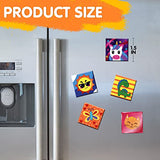 JOYIN 24 Magnetic Mini Tiles Art Kit, Creativity DIY Paint, Arts and Crafts for Kids, DIY Supplies for Party Favors, Family Activity, Birthday JOYIN