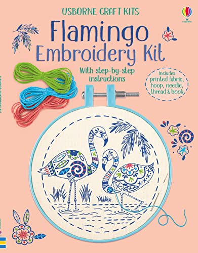 Embroidery Kit: Flamingo (Embroidery Kits) - WoodArtSupply