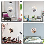 TEXTURE OF DREAMS Personalized Paint by Numbers Kit for Adults, Acrylic Painting Oil Painting on 12" Round & Circle Wood, Customized DIY Paint by TEXTURE OF DREAMS